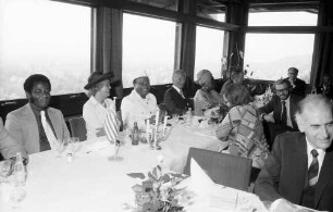 Freiburg: Dattler; Besuch des liberianischen Staatspräsidenten Exz. Dr. William Tolbert in Freiburg; Festtafel