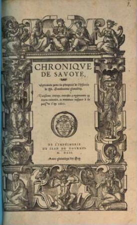 Chronique de Savoye