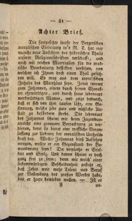 81-91, Achter Brief