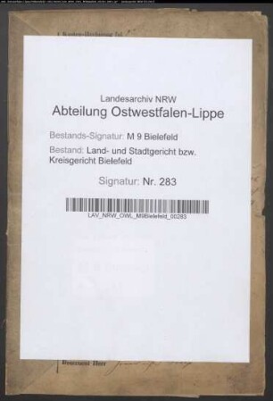 Solfrian, Friedrich Wilhelm, Heuerling, Schildesche. Obermann, Hanne Louise geb. Zurheide, Schildesche