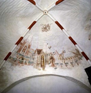 Das Jüngste Gericht — Gewölbekappe: Der Einzug der Seligen ins himmlische Jerusalem