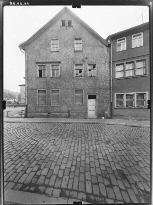 Schmalkalden, Haindorfsgasse. Wohnhaus. Giebelfront