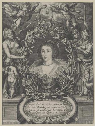 Bildnis der Henriette Maria von England