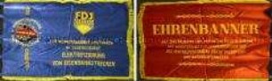 Ehrenbanner für hervorragende Leistungen im Jugendobjekt Elektrifizierung von Eisenbahnstrecken
