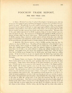 Foochow trade report, for the year 1896