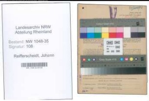 Entnazifizierung Johann Reifferscheidt , geb. 09.09.1896 (Verlagsleiter)