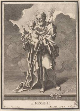 Der heilige Joseph mit dem Jesuskind