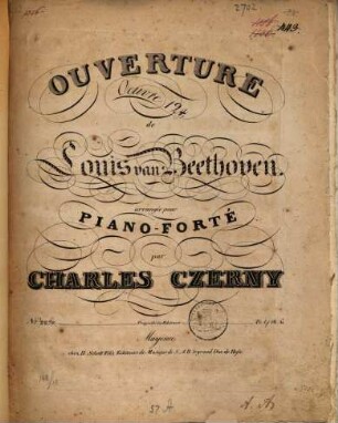 OUVERTURE Oeuvre 124