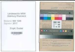 Entnazifizierung Gustav Engel , geb. 01.08.1902 (Tischler)