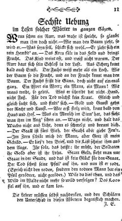 Sechste Uebung
