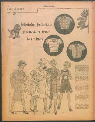 Modelos prácticos y sencillos para las niñas [Dibujos]