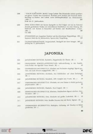 Japonika (Nr. 302-336)