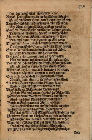 Die Stifftung einer vertrauten Redner-Gesellschafft, das ist: Die Eheliche Verbindung Des ... Herrn M. Christoph Zippels, Des Gymnasii zu Regenspurg wohl-meritirten Con-Rectoris, Mit der ... Jungfer Barbara Maria ... Herrn Johann Oesterls ... Tochter, Welche den 5. Jun. An. 1708. vor sich gieng