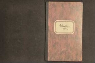 Namensverzeichnis Geburtsregister Lemgo 1891