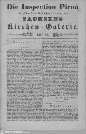 Ruppendorf, Schellerhau, Dippoldiswalda, : 46. Lieferung