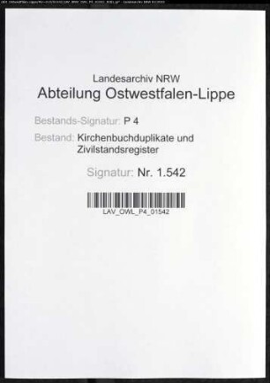 Kirchenbuchduplikate der katholischen Gemeinde (GHT 1844-1846). (Gemeinde: Benninghausen, katholische Gemeinde)