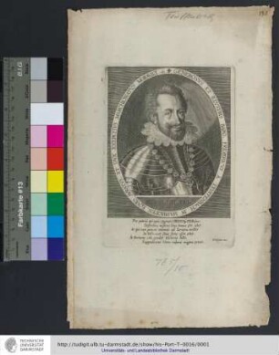 Generosvs Et Illvstris Baro, Fridericvs A Tevffenbach, In Mairhofen, Eqves Avratvs, Et Dvx Exercitvs Marchionatvs Moravici, etc. / W. Kilian exc.