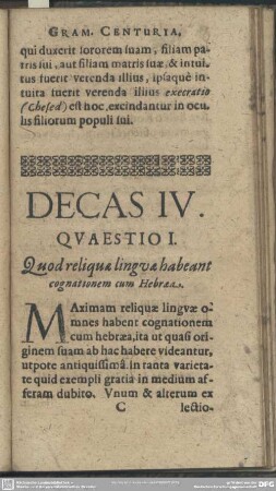 Decas IV.