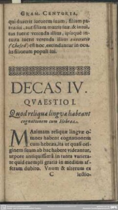 Decas IV.