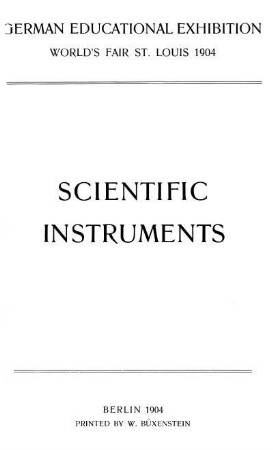 Scientific Instruments