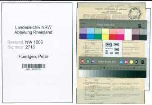 Entnazifizierung Peter Huertgen , geb. 05.04.1909 (Dachdecker)