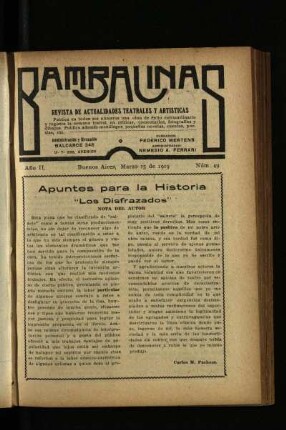 Los disfrazados : sainete lírico-dramático en un acto