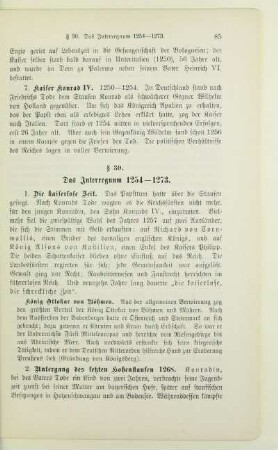 § 30. Das Interregnum 1254-1273