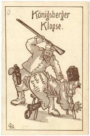 Dess.Nr. 20: Königsberger Klopse. immer feste druff! (verboten)