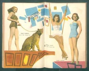 Gene Tierney, Debra Paget, Terry Moore - [Ilustración] : Pebetas de PBT