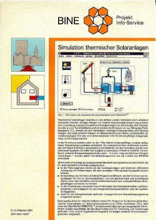 Simulation thermischer Solaranlagen.