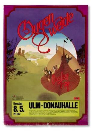 Tournee-Plakat: "Ougenweide – Ousflug"
