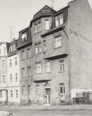 Mylau, Wohnhaus : Mylau. Wohnhaus (um 1910), Ernst-Thälmann-Straße 51. Straßenansicht