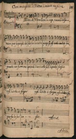 Ardea di Filen Clori la vaga; S, b.fig; A-Dur