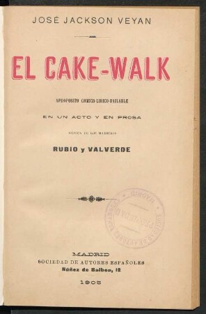 El cake-walk