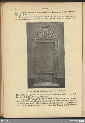Reliquiar mit dem Scheißtuche des heiligen Ulrich, 1506