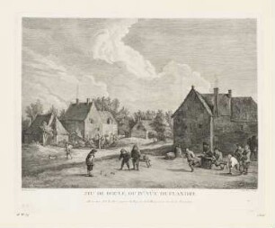 Jeu de boule, ou IVe vûë de Flandre