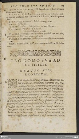 Pro Domo Sua Ad Pontifices. Oratio XXIX.