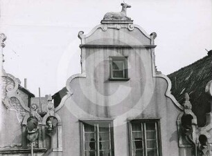 Giebel des Bürgerhauses Schmiedegasse 26 in Danzig