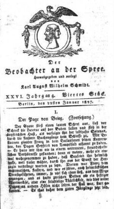 4. Stueck, 22. Januar 1827