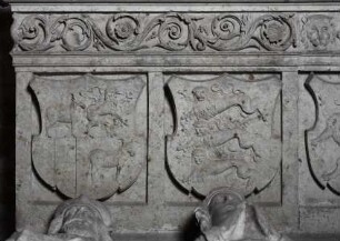 Kenotaph des Markgrafen Konrad von Wettin und mehrerer seiner Familienmitglieder — Wappen