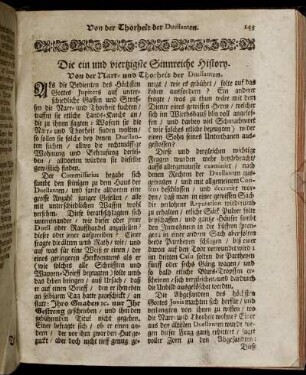Die ein und vierzigste Sinnreiche History. - Die fünffzigste Sinnreiche History.
