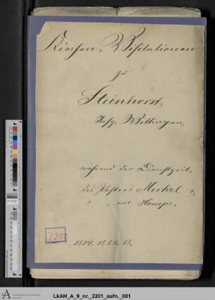 Steinhorst: Visitationsakten