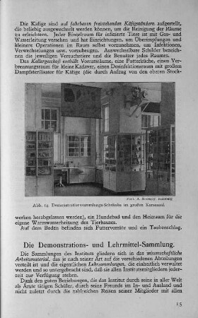 Die Demonstrations- und Lehrmittel-Sammlung.
