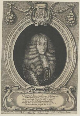 Bildnis des Christian Ernestus von Brandenburg