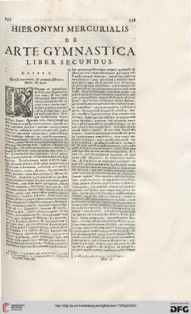 De arte gymnastica: Liber secundus