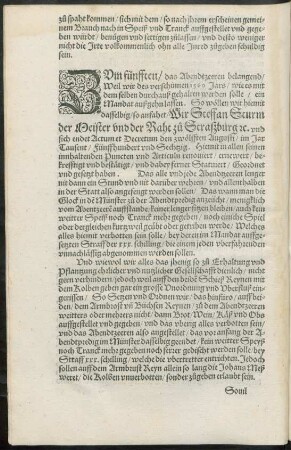 Zum fünfften ...