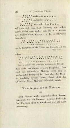 Vom tripodischen Metrum.
