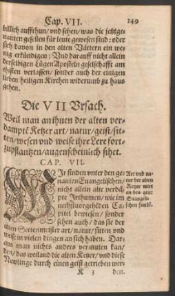 Die VII Ursach.
