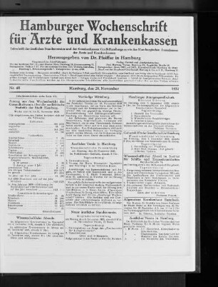Wissenschaftlicher Abend im Institut für Schiffs- und Tropenkrankheiten