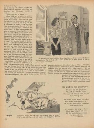 "Ich muß nach der Bank, Fräulein" "Beispiel"